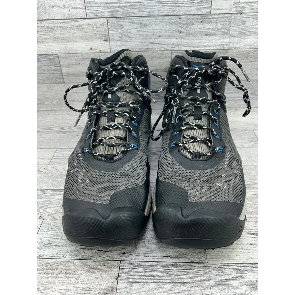 KEEN Konnectfit Waterproof Mid Hiking Boots Men's‎ Size 11.5 Gray Blue